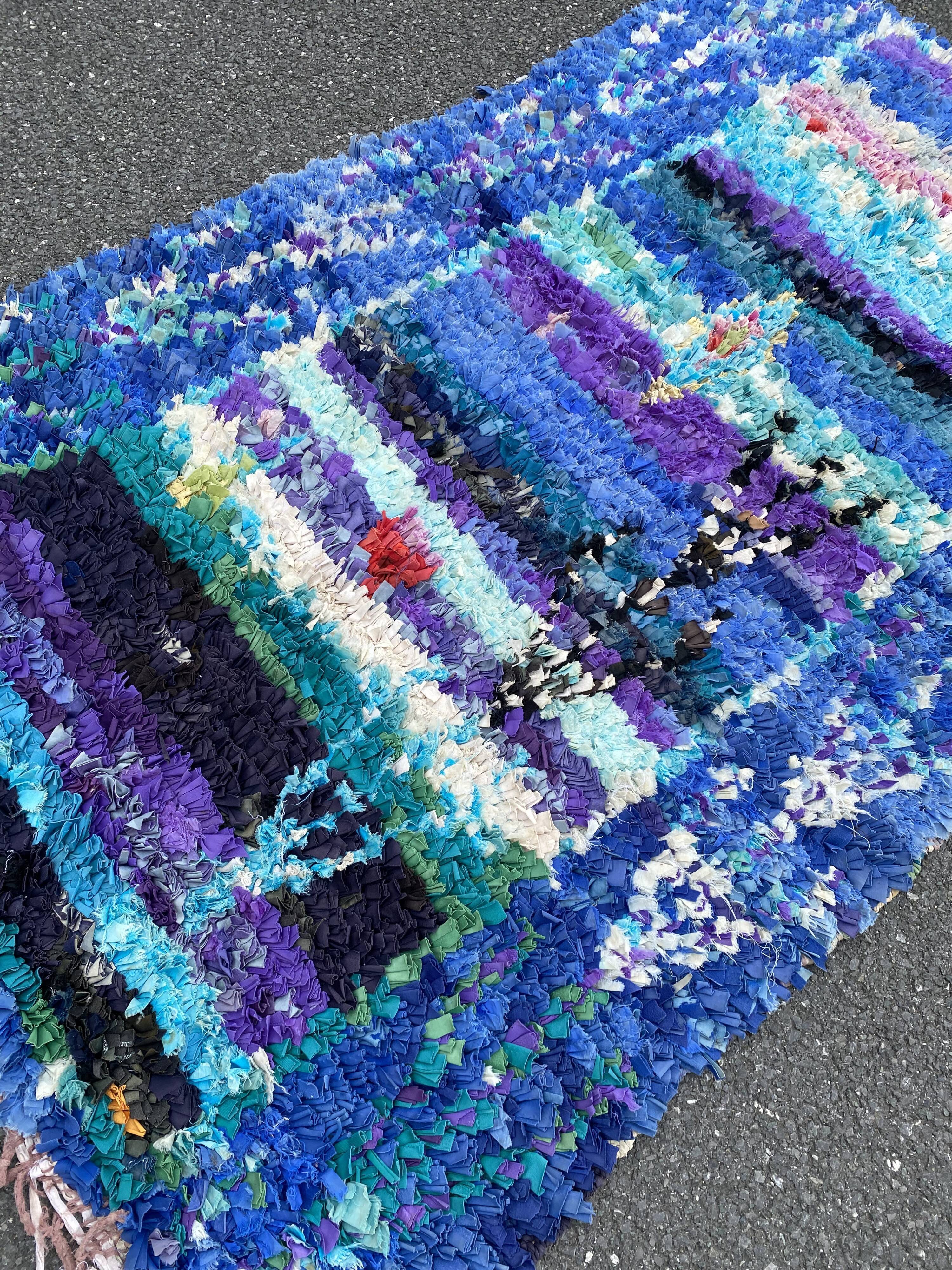 Carpet Berbere Boucherouite 125x210 Cm