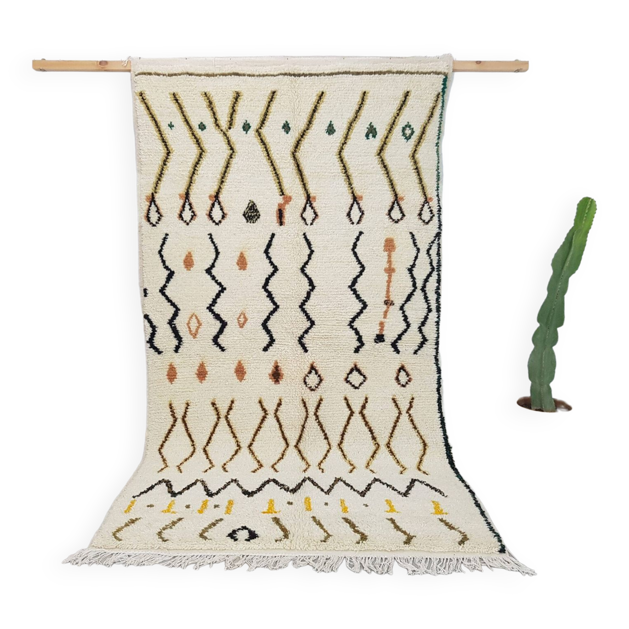 Moroccan Berber rug 258 x 141 cm Azilal wool rug