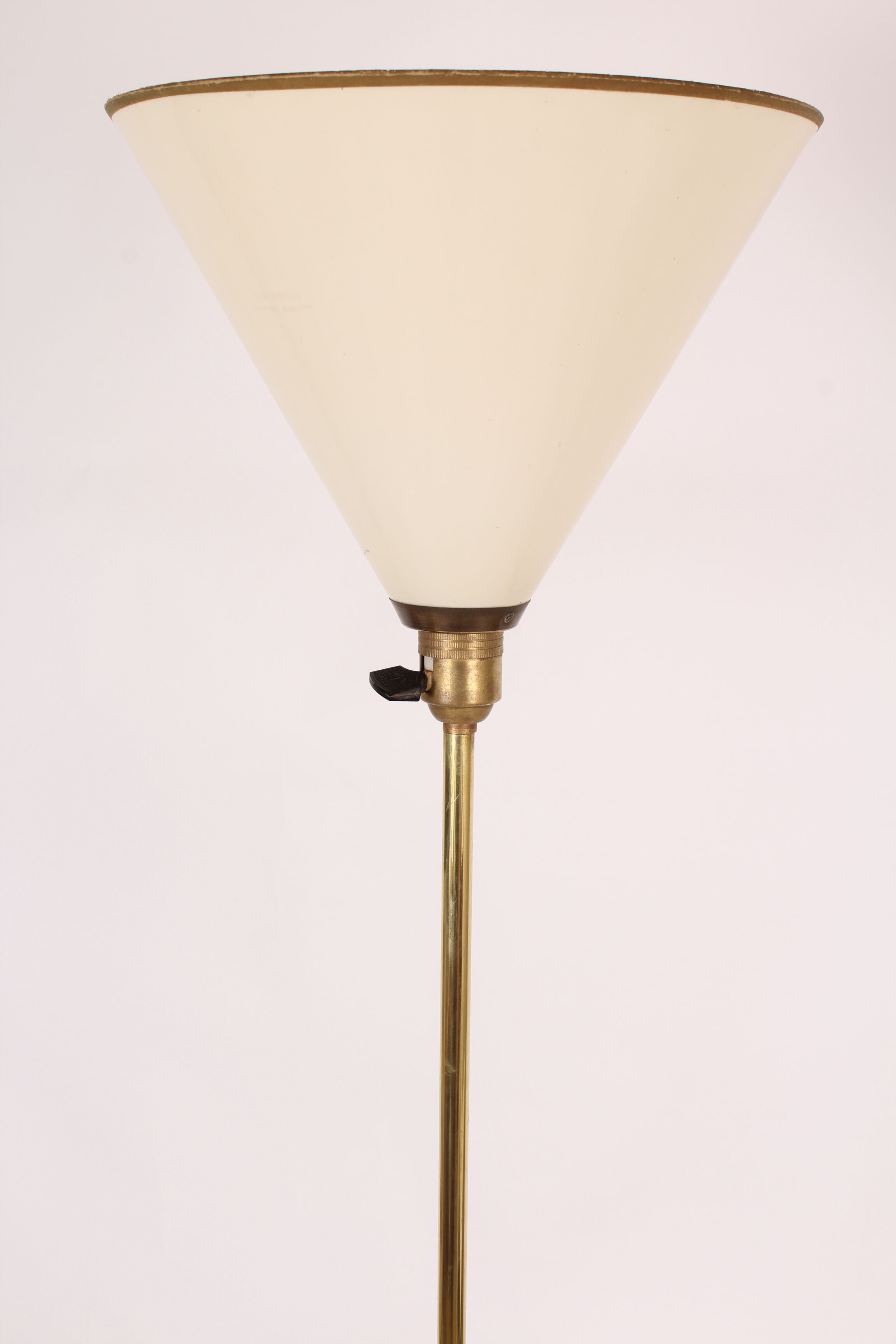 Brass tripod floor lamp Maison Jansen