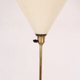 Lampadaire tripode en laiton Maison Jansen