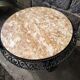 Marble living room side table