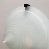 IKEA vintage ceiling light from the 80s in frosted glass, Memphis style.