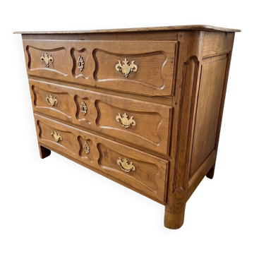 Commode d'époque Louis XV du XVIIIe en chêne