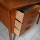 Scandinavian office 60s teak foot compass
