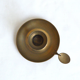 Brass cellar candle holder