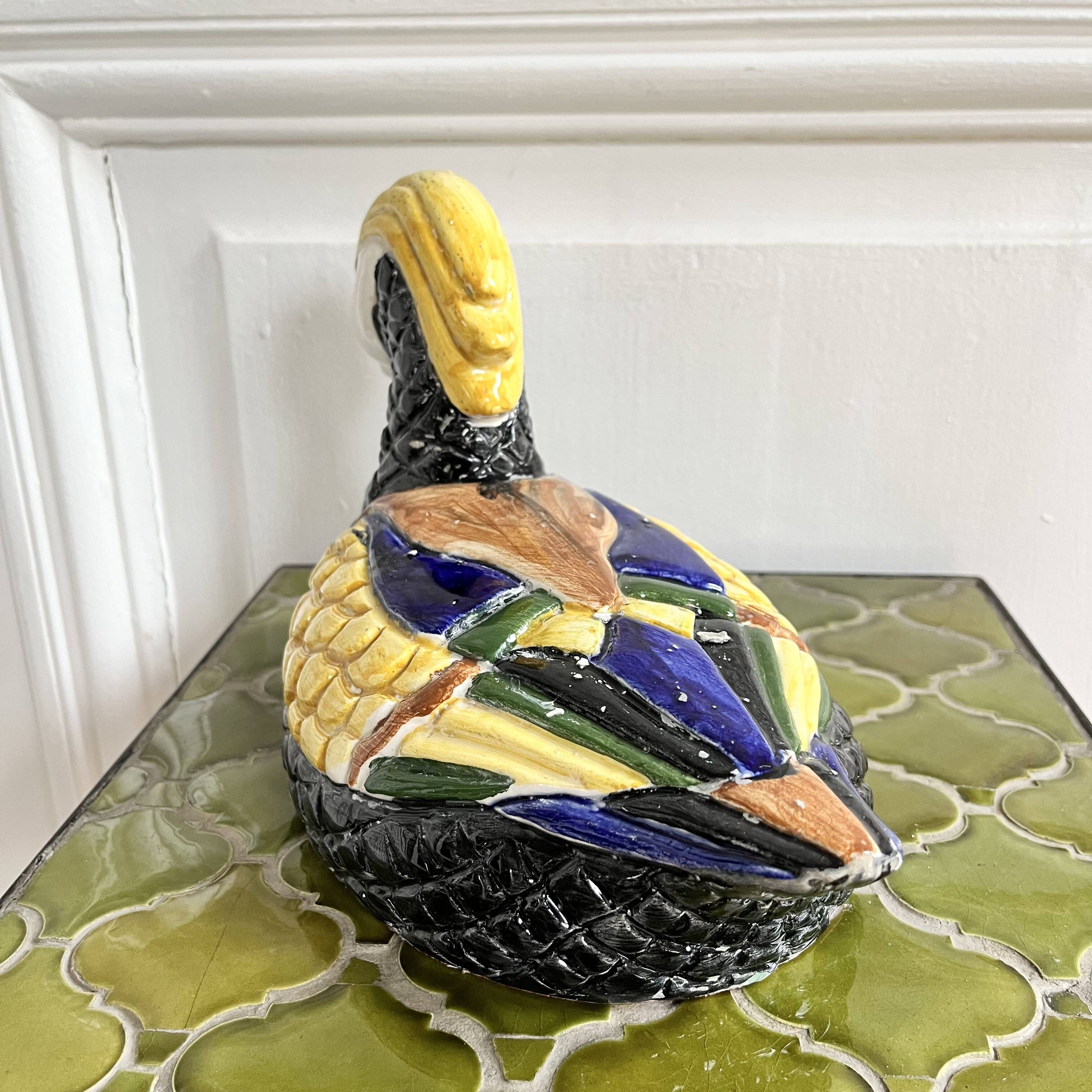 Vintage ceramic duck