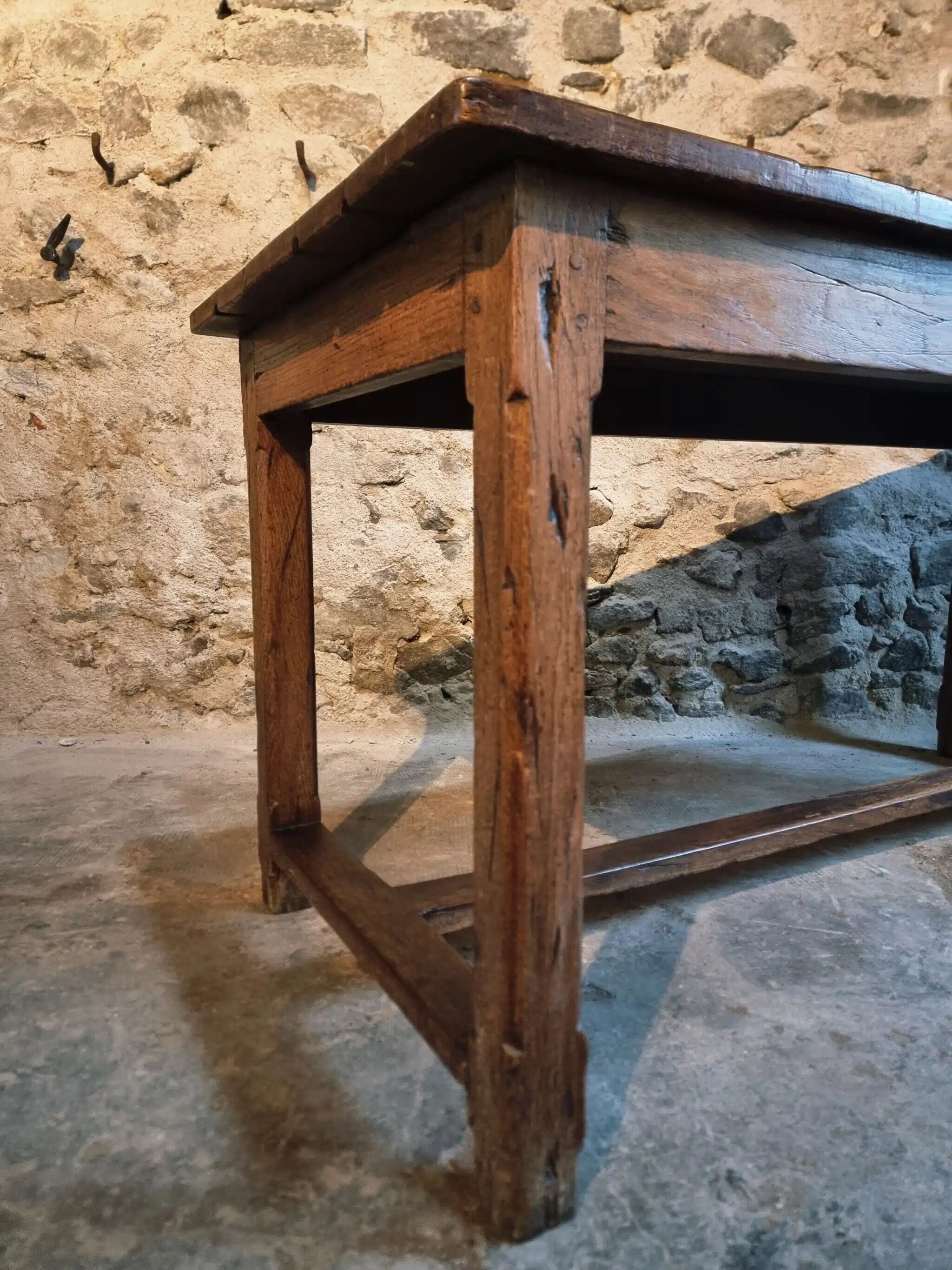 Antique French dining table, 18th century