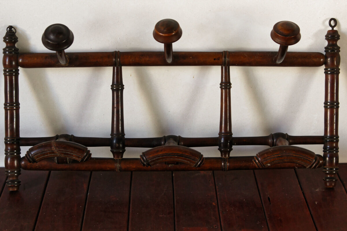 Bentwood wall coat rack