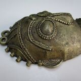 Baoulé passport mask in bronze