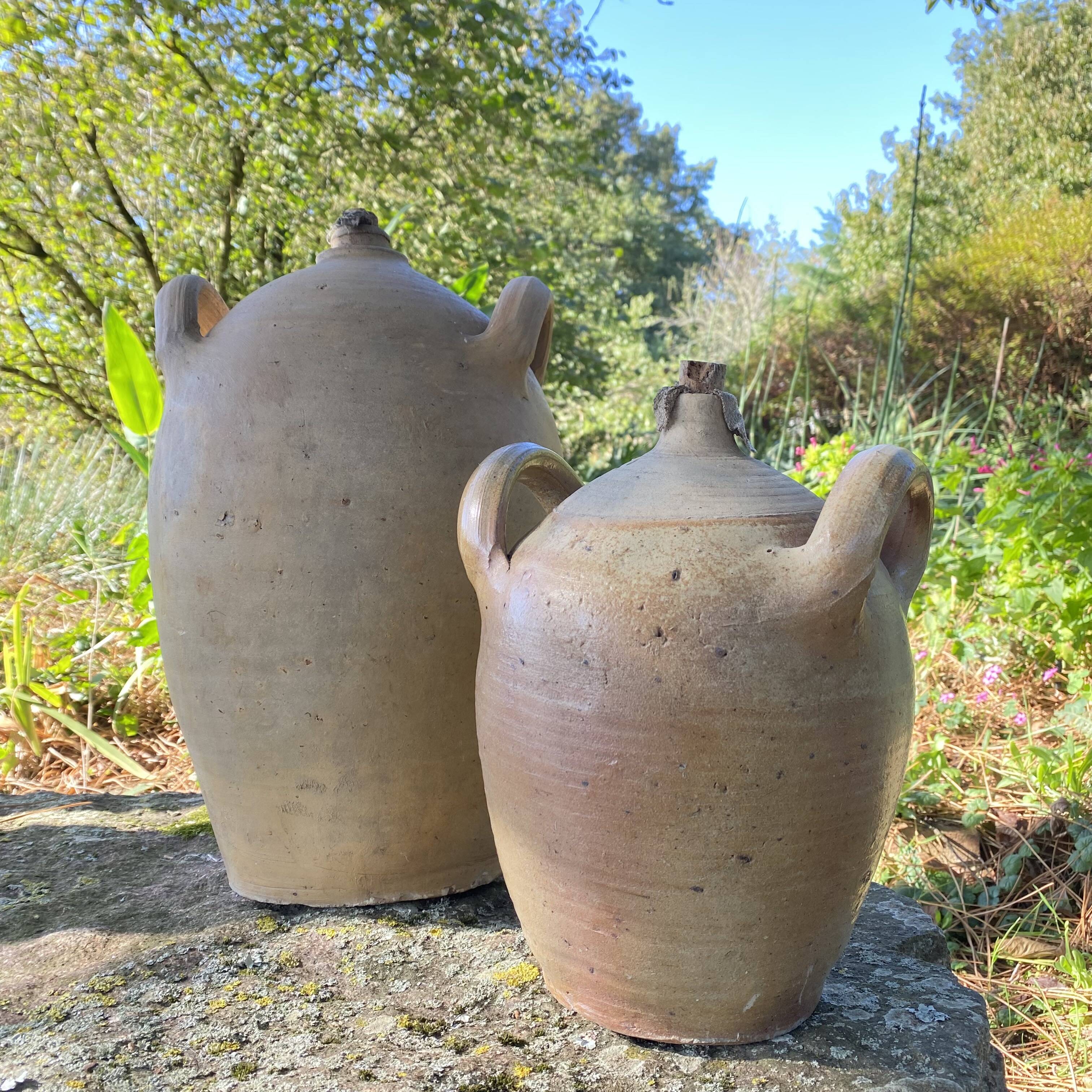 Antique terracotta jars