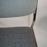 Pair of restored chrome 60s armchairs