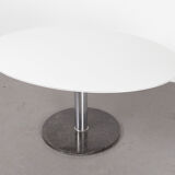 Alfred Hendrickx oval dining table for Belform 1960s