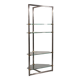 Peter Ghyczy 1970 corner cabinet – iconic stainless steel & aluminum model R16