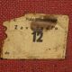 Old curved travel trunk