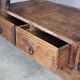 Ancient Indian library made of teak wood