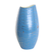 Vase en céramique allemande, bleu et or, 1960, artisanat, vintage