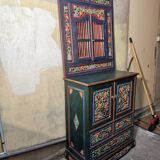 Balinese buffet or console and mirror