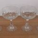 4 cut crystal champagne glasses
