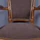 Pair of stained beech armchairs, Louis XVI style – 1950