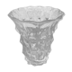 Vase en verre moulé made in Tchécoslovaquie années 70 vintage