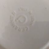 8 blue & white plates