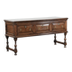 Antique English sideboard from the early 18th century made of oak