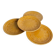 Lot de 4 assiettes à dessert en grès ocre / moutarde à motifs en relie