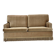 1970s, Danish 2-seater sofa, honey yellow furniture velour.