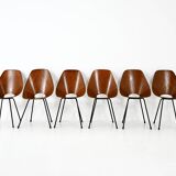 Set of 6 “Medea” Chairs by Vittorio Nobili for Frattelli Tagliabue, 19