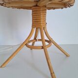 Bamboo bedside lamp