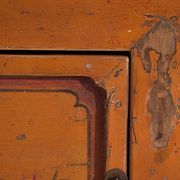Antique lacquered elm wood buffet – China, circa 1900