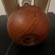 Lampe boule bois massif