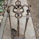 Accessoires fer forgé cheminée ancienne