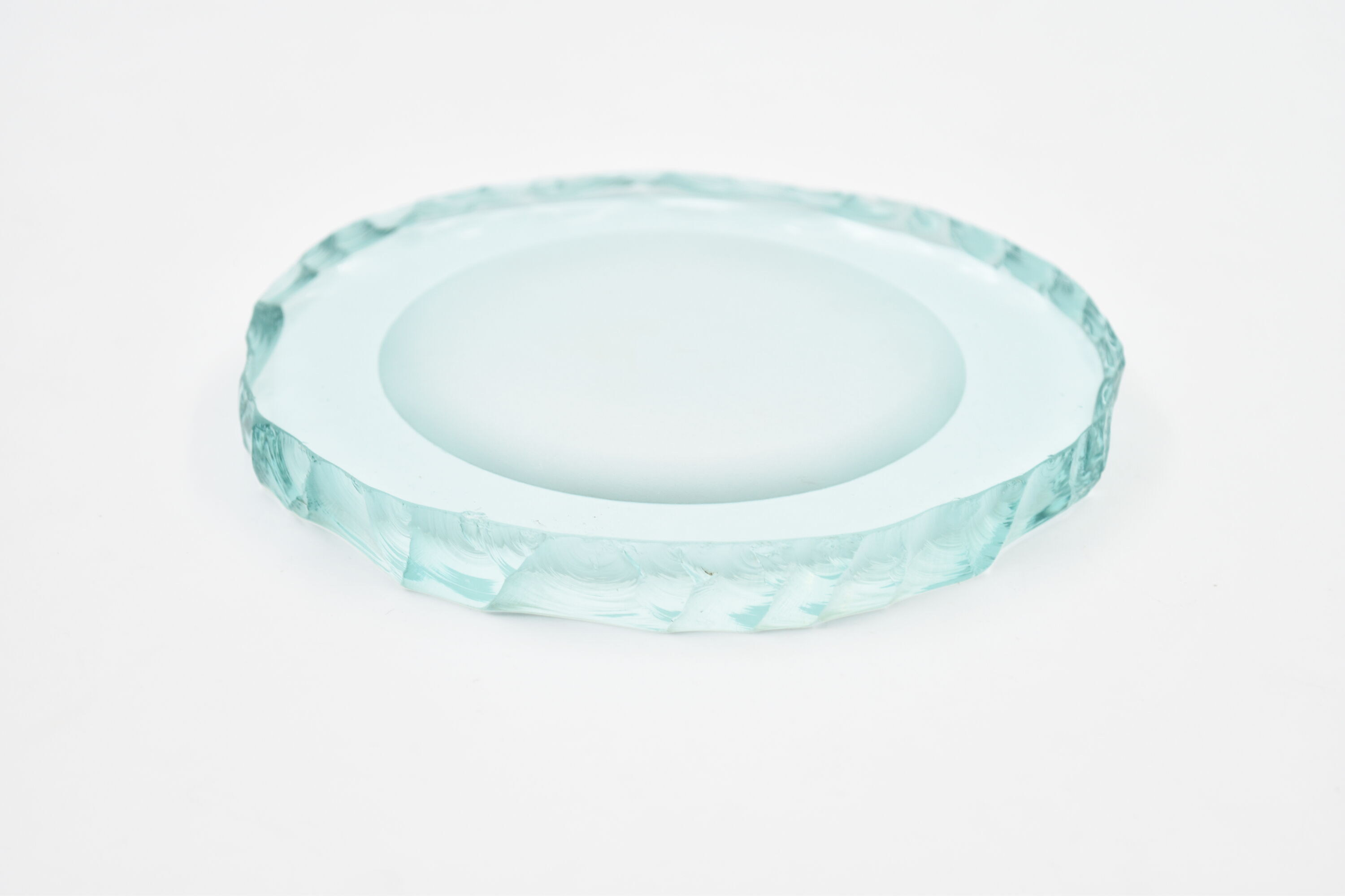 Trinket bowl cut glass