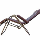 Chaise longue transat vintage lama années 60