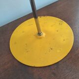 Lampe vintage de bureau réglable jaune, luminaire industriel