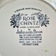 Deep plates (4) Johnson Brothers Rose chintz - Johnson Bros