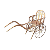Child cart in bamboo and osier 1900