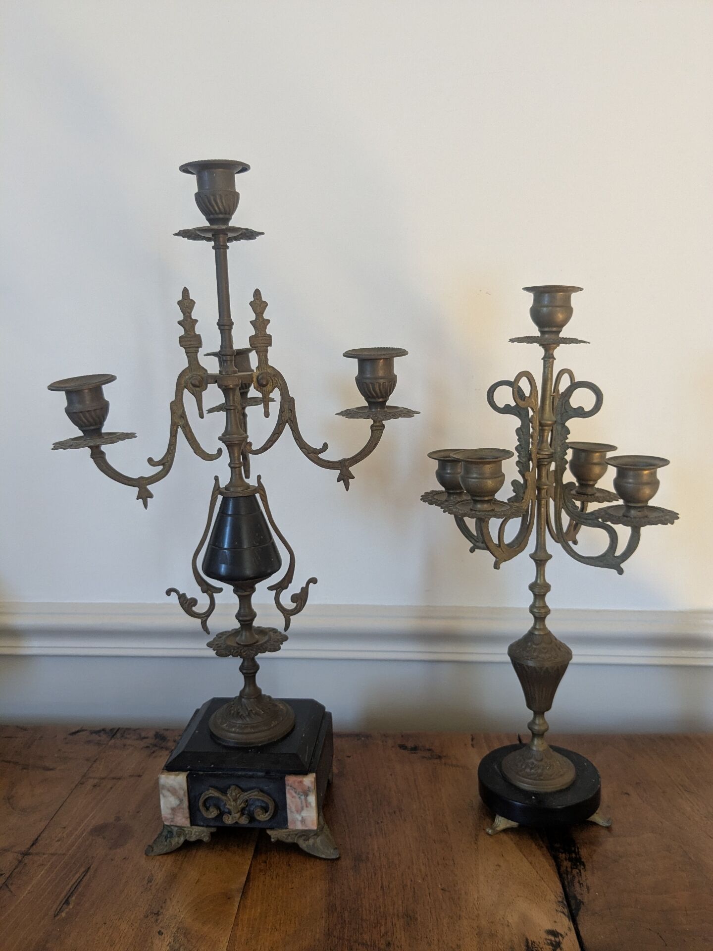 Paire de candélabres Napoléon III