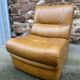 Vintage 1970s beka club leather lounge chair