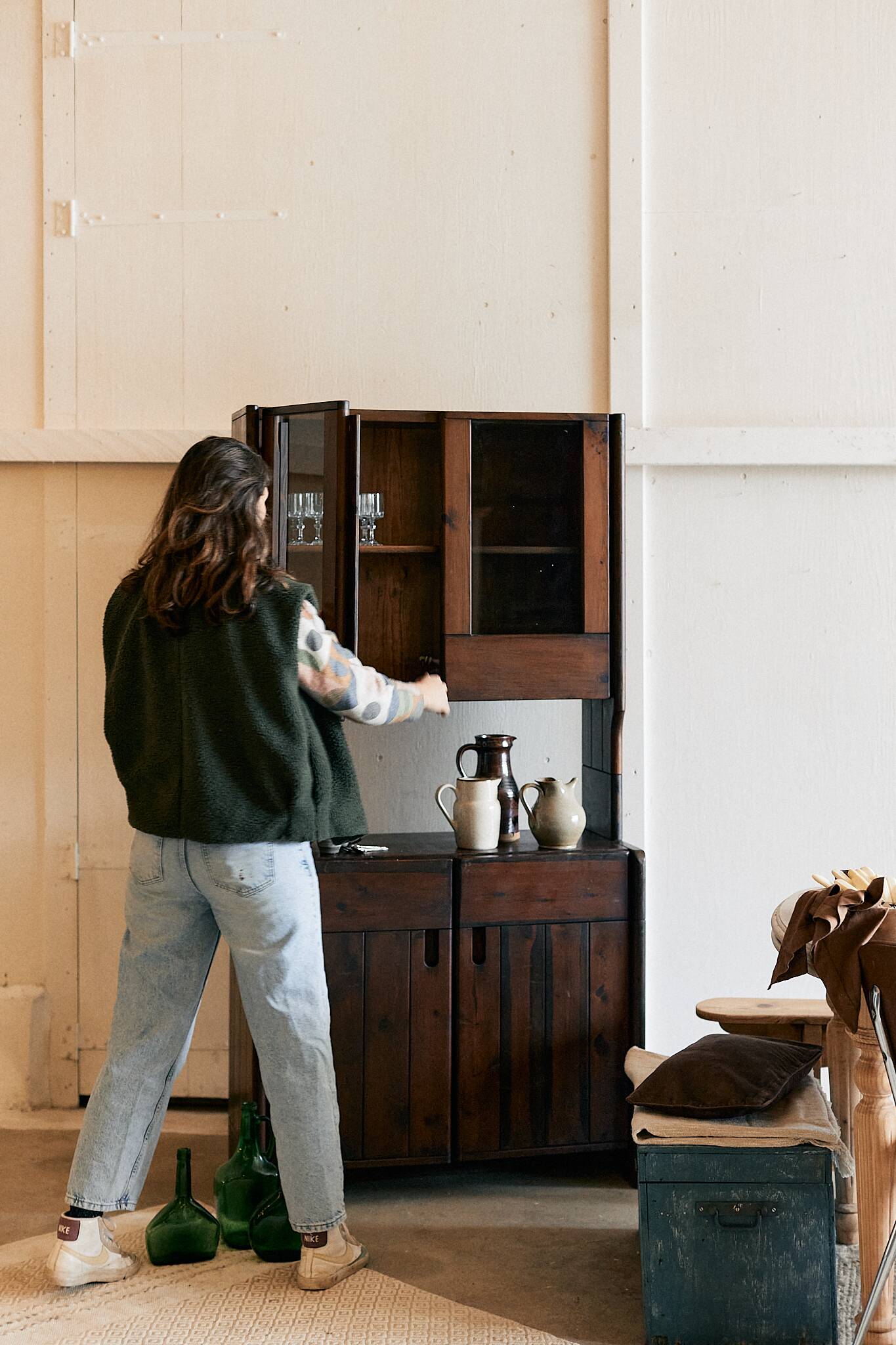 Chocolate jug / vase in stoneware