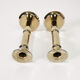 Pair of gilded candlesticks, 1960s Denmark