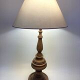 Large wooden lamp base
