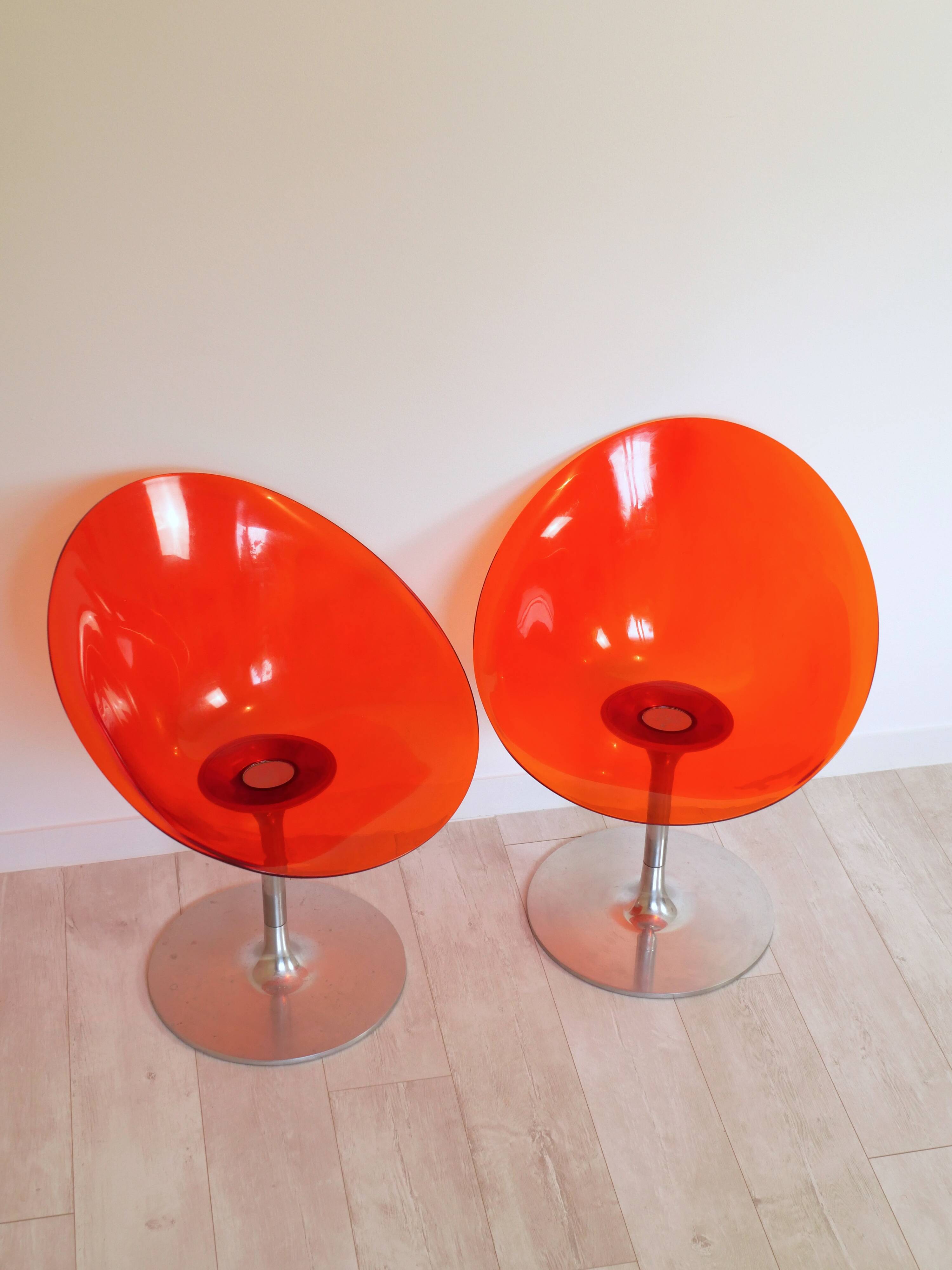 Pair of Ero(s) armchairs by Philippe Starck for Kartell