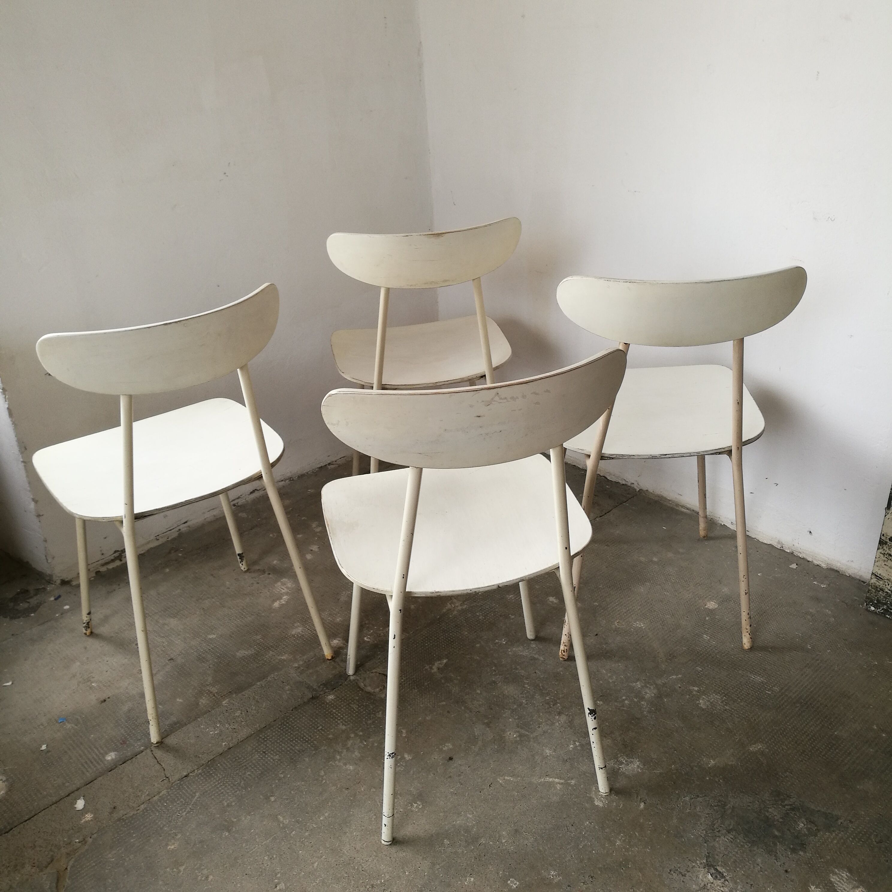 Set of 4 hiller vintage chairs