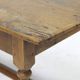 Table à manger en chêne antique de ferme française rustique