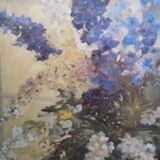 Painting depicting a bouquet