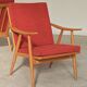 Pair of Boomerang armchairs by Antonin Suman for Ton (Thonet) 60