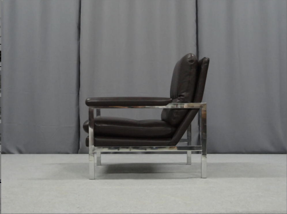 Leather armchair 1970