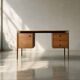 Modern vintage Danish teak desk from the 1950s by Arne Vodder for GV Møbler.